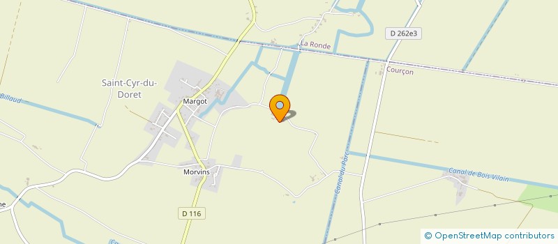 localisation de l'entreprise GAEC LA MACAUDIERE  SAINT-CYR-DU-DORET