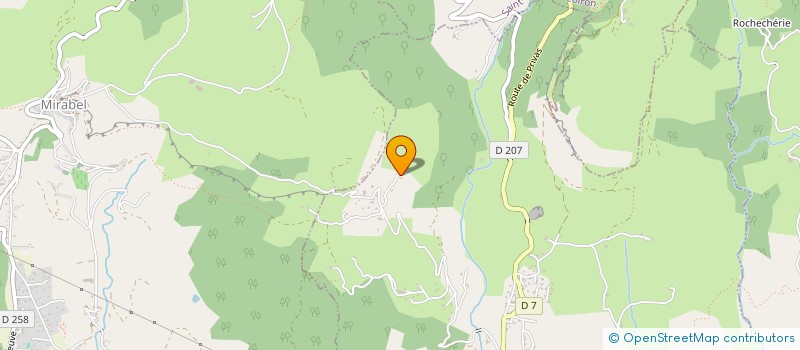 localisation de l'entreprise GAEC LA MAIN A LA PATE  SAINT-JEAN-LE-CENTENIER