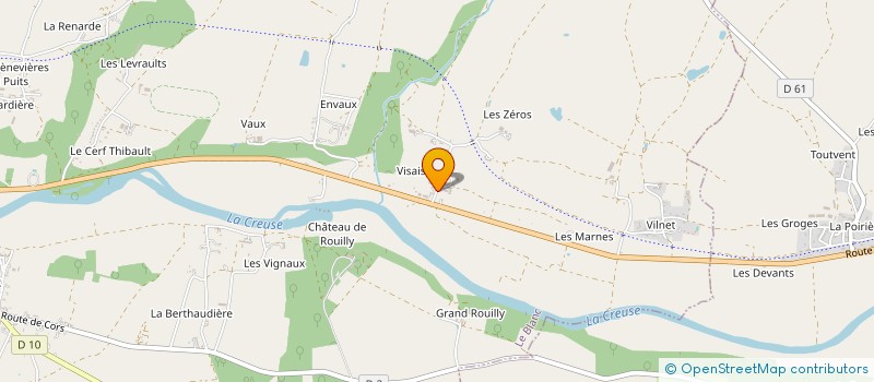 localisation de l'entreprise GAEC LA MAISON DES ABEILLES à INGRANDES
