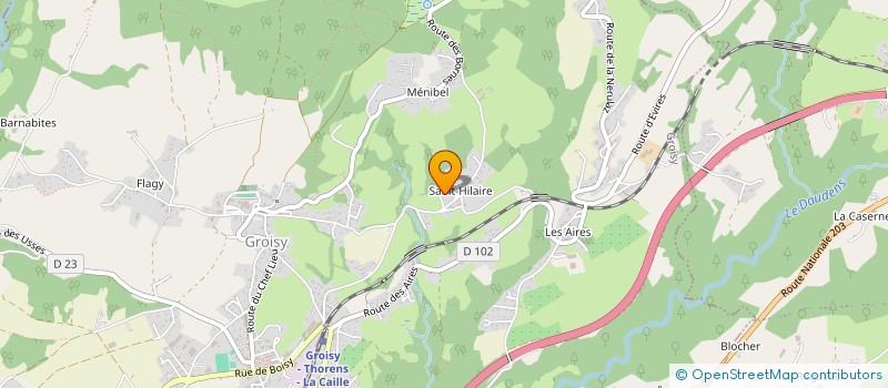localisation de l'entreprise GAEC LA MAISON ROUGE à GROISY