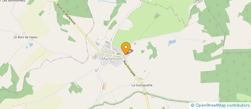 localisation de l'entreprise GAEC LA MARZELLE à MARLEMONT