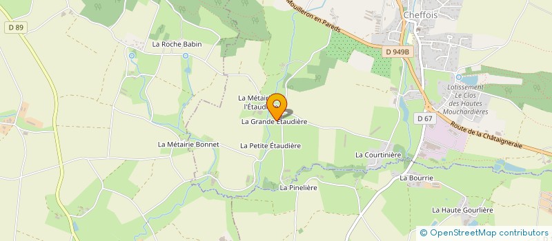 localisation de l'entreprise GAEC LA METAIRIE à CHEFFOIS