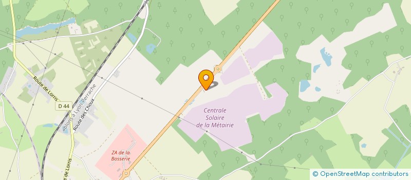 localisation de l'entreprise GAEC LA METAIRIE DES BOIS à AUTRY-LE-CHATEL