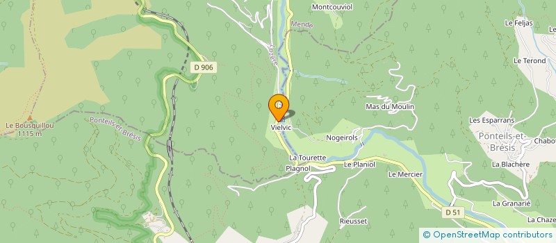 localisation de l'entreprise GAEC LA MIELLERIE DE VIELVIC à SAINT-ANDRE-CAPCEZE