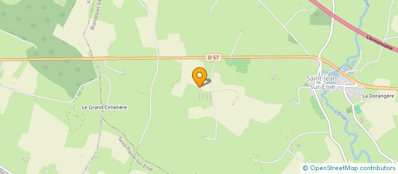 localisation de l'entreprise GAEC LA MOLLIERE  BLANDOUET-SAINT JEAN