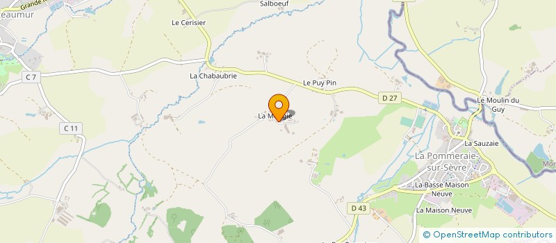 localisation de l'entreprise GAEC LA MONTAGNE à SEVREMONT