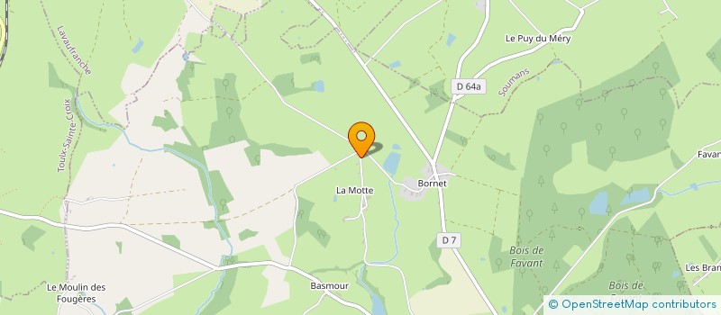localisation de l'entreprise GAEC LA MOTTE  BORD-SAINT-GEORGES