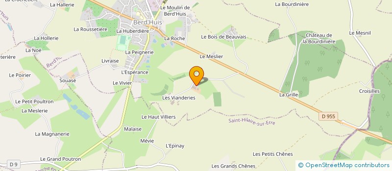 localisation de l'entreprise GAEC LA PETITE VIANDERIE à BERD'HUIS