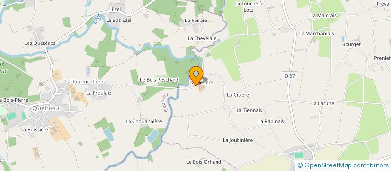 localisation de l'entreprise GAEC LA PICRIERE  BRUC-SUR-AFF