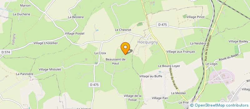 localisation de l'entreprise GAEC LA PORERIE à FOLLIGNY