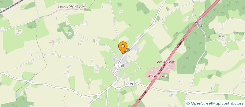 localisation de l'entreprise GAEC LA PUISSANDIERE à SAINT-PIERRE-DES-BOIS