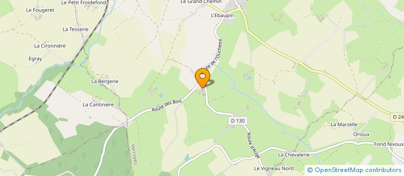 localisation de l'entreprise GAEC LA REMINIERE à VERRUYES
