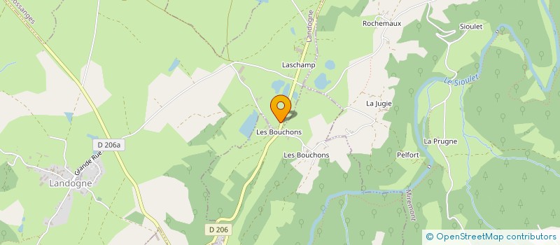 localisation de l'entreprise GAEC LA ROCHE AUX LOUPS à PONTAUMUR