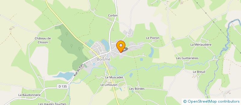 localisation de l'entreprise GAEC LA ROCHE HAVARD à BRESSUIRE
