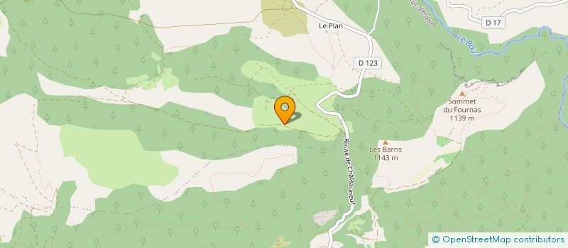 localisation de l'entreprise GAEC LA ROUGE QUI BOUGE à LA PALUD-SUR-VERDON