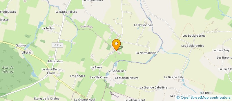 localisation de l'entreprise GAEC LA SAVATAIS  DOURDAIN