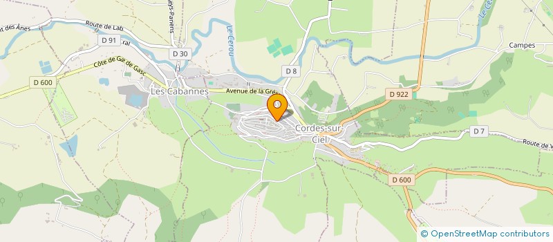 localisation de l'entreprise GAEC LA SIRGARIE à SAINT-MARTIN-LAGUEPIE