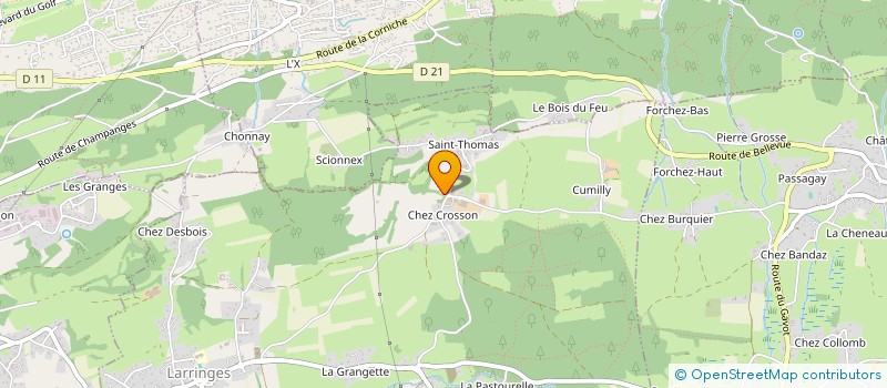 localisation de l'entreprise GAEC LA SOURCE à LARRINGES