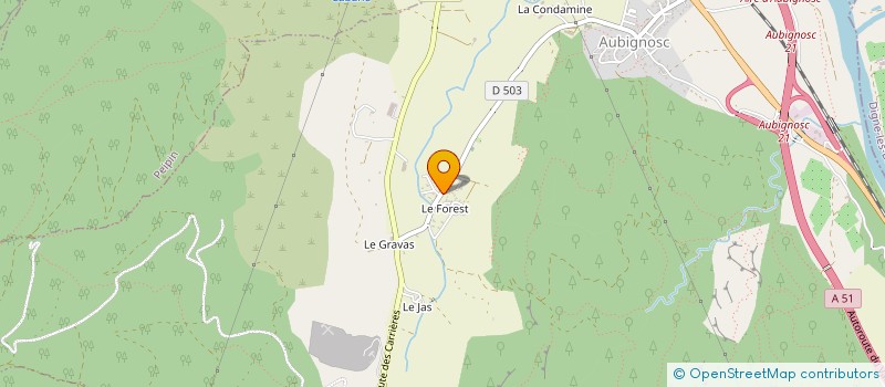 localisation de l'entreprise GAEC LA TOMA DE LURA  CHATEAUNEUF-VAL-SAINT-DONAT