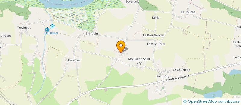 localisation de l'entreprise GAEC LA VILLE AU BAUD à NIVILLAC