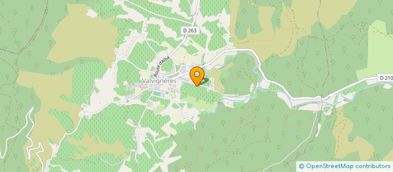 localisation de l'entreprise GAEC LA VRILLE ET LE PAPILLON  VALVIGNERES