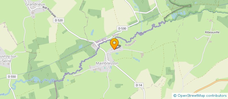 localisation de l'entreprise GAEC LABART  ROCQUIGNY