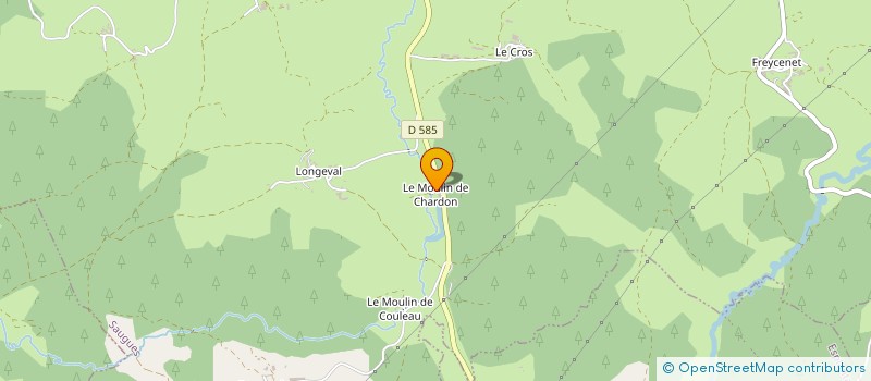 localisation de l'entreprise GAEC LABEL BRUNE à SAUGUES