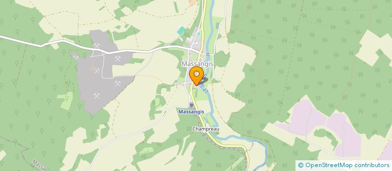 localisation de l'entreprise GAEC LABOSSE à MASSANGIS