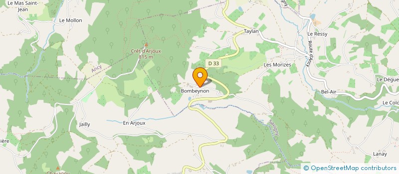 localisation de l'entreprise GAEC LACROIX DE BOMBEYNON à SAVIGNY