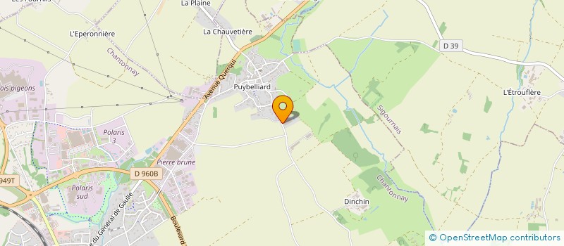 localisation de l'entreprise GAEC LACT'ELV à CHANTONNAY