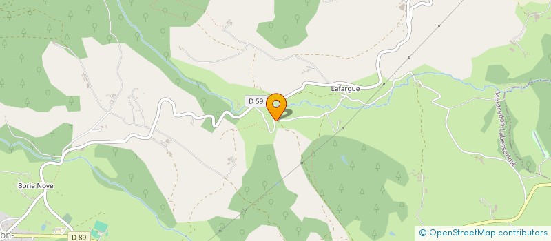 localisation de l'entreprise GAEC LAFARGUE à MONTREDON-LABESSONNIE