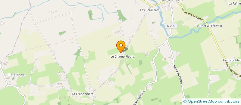 localisation de l'entreprise GAEC LAIR à VALDALLIERE
