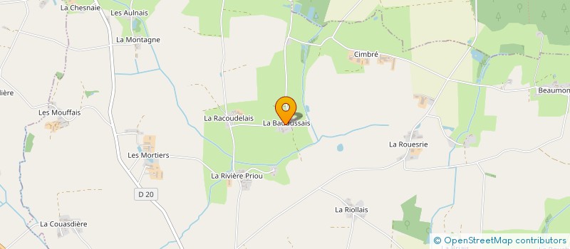 localisation de l'entreprise GAEC LAIT BIQUES ET DELICES à SAINT-JULIEN-DE-VOUVANTES