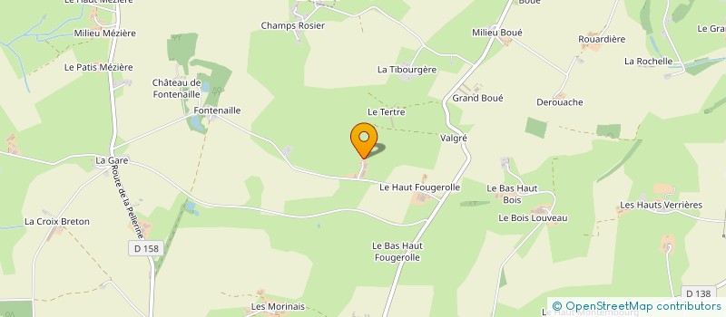 localisation de l'entreprise GAEC LAIT NORMANDES à SAINT-PIERRE-DES-LANDES