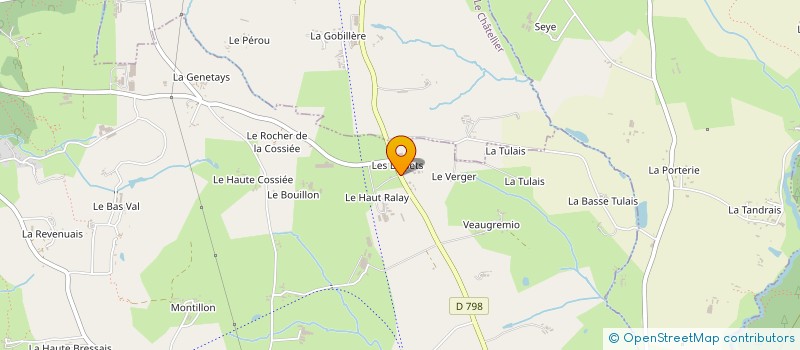 localisation de l'entreprise GAEC LAIZE DU RALAY à SAINT-GERMAIN-EN-COGLES