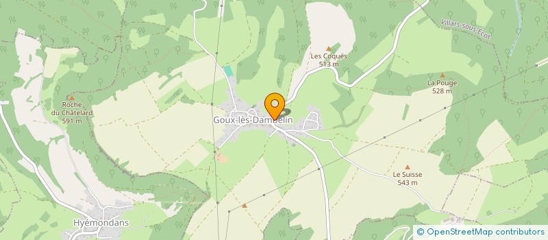 localisation de l'entreprise GAEC LALLOZ DES ALLEUX à GOUX-LES-DAMBELIN