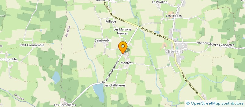 localisation de l'entreprise GAEC LAMBERET ANGELE ET RAPHAEL  BEREZIAT
