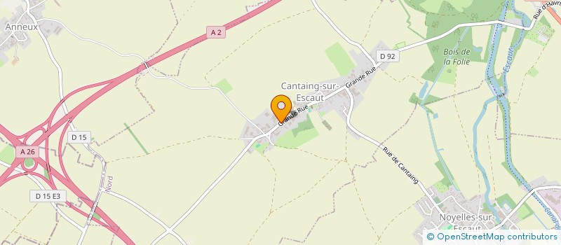 localisation de l'entreprise GAEC LAMBLIN  CANTAING-SUR-ESCAUT