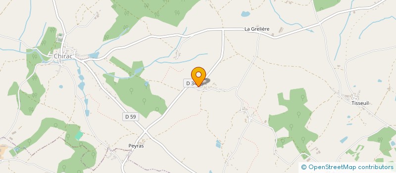 localisation de l'entreprise GAEC LANDREVIE à CHIRAC