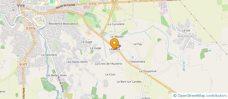 localisation de l'entreprise GAEC LANGELIER à VIRE-NORMANDIE