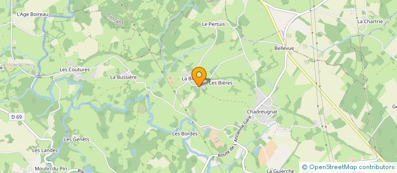 localisation de l'entreprise GAEC LAPINE  LAFAT
