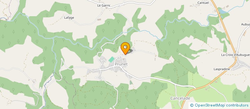 localisation de l'entreprise GAEC LAROUSSINIE à PRUNET