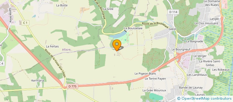 localisation de l'entreprise GAEC LAUNAY  RIEUX