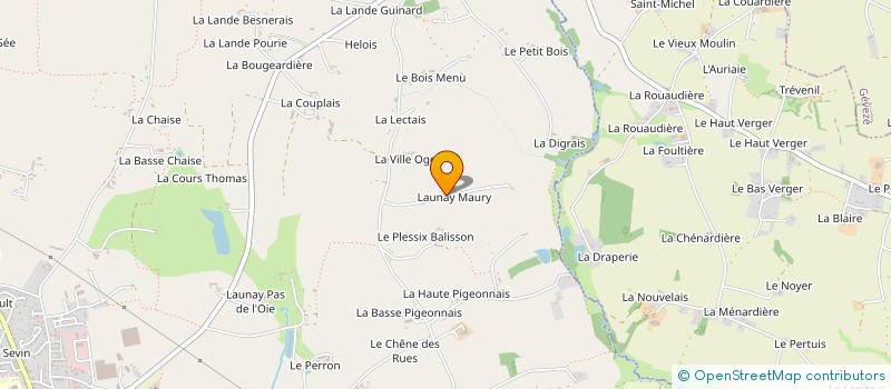 localisation de l'entreprise GAEC LAUNAY MAURY à ROMILLE