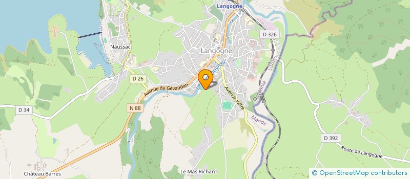 localisation de l'entreprise GAEC LAURAIRE à ROCLES