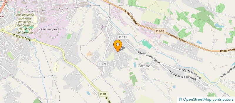 localisation de l'entreprise GAEC LAURENS DU COLOMBIER à LE SEQUESTRE