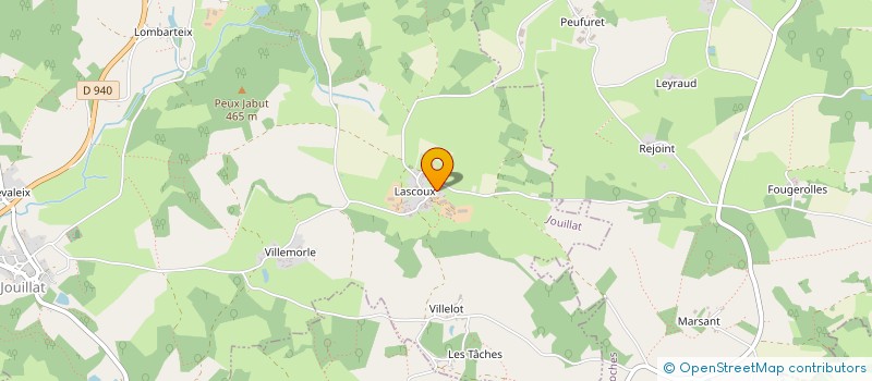 localisation de l'entreprise GAEC LAVIGNE à JOUILLAT