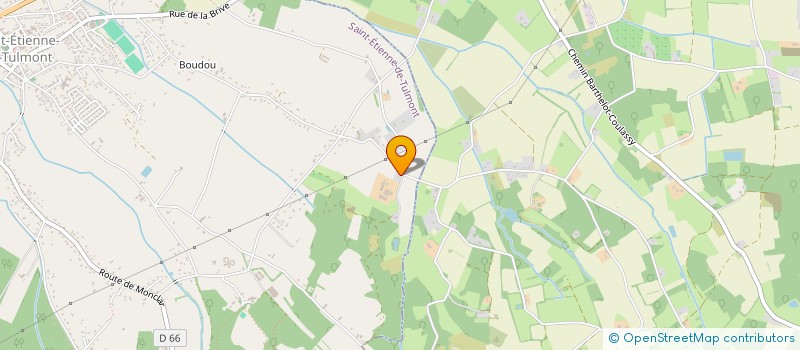 localisation de l'entreprise GAEC LAVITRY  SAINT-ETIENNE-DE-TULMONT