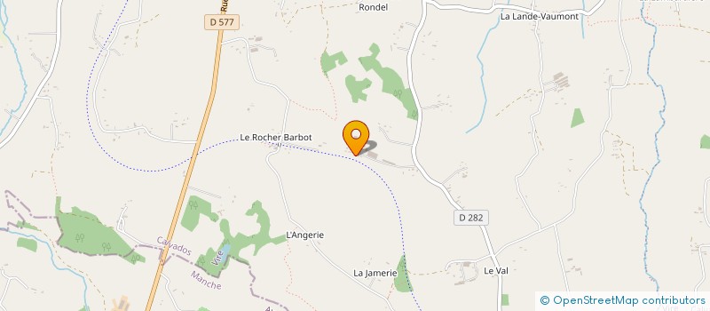 localisation de l'entreprise GAEC LE BEAUGEARD à VIRE-NORMANDIE