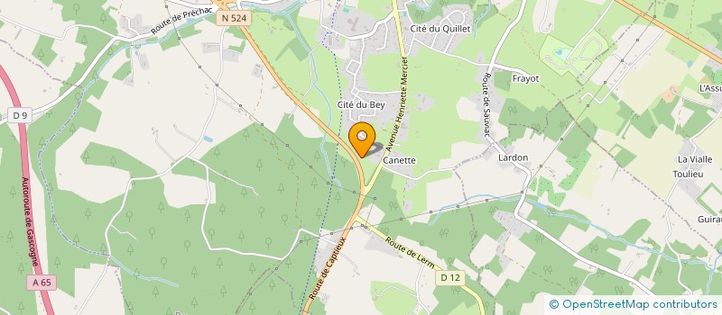 localisation de l'entreprise GAEC LE BERCEAU DE VOS JARDINS  BAZAS